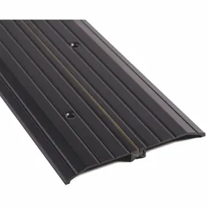 NATIONAL GUARD 8426DKB-36 Door Threshold, Fluted Top, Anodized, 6 Inch Width, 1/2 Inch Ht, 36 Inch Length | CT3ZFR 45VU08