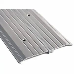 NATIONAL GUARD 8427-48 Door Threshold, Fluted Top, Mill, 7 Inch Width, 1/2 Inch Ht, 48 Inch Length | CT3ZGQ 45VU12