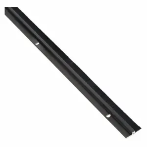 NATIONAL GUARD A605DKB-84 Door Frame Weatherstrip, Brush, Nylon, -70 Deg To 425 Deg F, Aluminum, Black, 7 Ft | CT3YEW 52WZ95