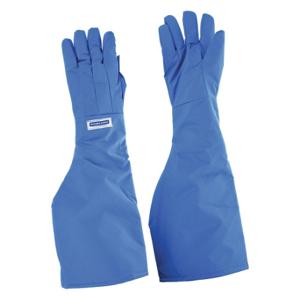 NATIONAL GUARD G99CRBEPXLSH Cryogenic Gloves, Shoulder, Extended Gauntlet Cuff, Nylon, -300 Deg F Min. Temp, Blue | CT3YBV 2AFA5
