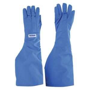 NATIONAL GUARD G99CRBERLGSH Kryo-Handschuhe, Schulter, verlängerte Stulpenmanschette, Nylon, -300 °F min. Temperatur, Blau | CT3YBZ 2AFB5