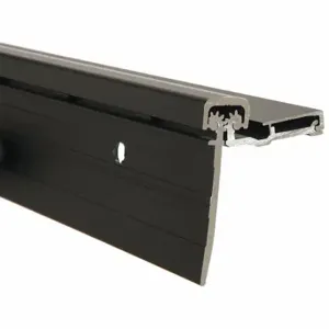 NATIONAL GUARD HD5400DKB-83 Continuous Hinge, Aluminum, 83 Inch Door Leaf Ht, 1 5/8 Inch Door Leaf Wd | CT3YZT 53JF08