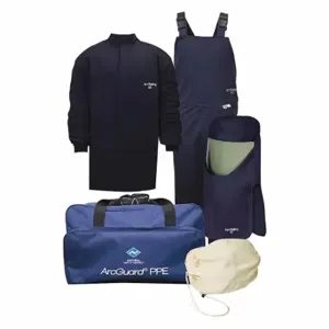 NATIONAL GUARD KIT4SC40NGLG Arc Flash Clothing Kit, L, 40 Cal/Sq Cm ATPV | CT3ZXM 54YR35