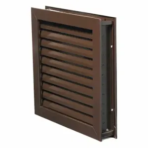 NATIONAL GUARD L-1900DKB-18x12 Fusible Louver, Steel, 12 Inch Opening Height, 18 Inch Opening Width, Dark Bronze | CT3YXX 45AD28