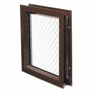 NATIONAL GUARD L-FRA100DKB-WG-GT118-24x24 Lite Kit with Glass, Steel, 24 Inch Size Opening Ht, 24 Inch Size Opening Width | CT3YUL 45AC84