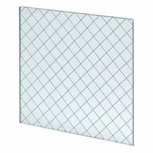 NATIONAL GUARD L-WG-DIAMOND-23x29 Fire Rated Wired Glass, 23 Inch Glass Length, 29 Inch Height | CT3ZTY 45AA18