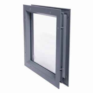 NATIONAL GUARD L-TG-1/4-FRA-GT118 12x12 Lite Kit with Glass, Steel, 12 Inch Size Opening Ht, 12 Inch Size Opening Width | CT3YUA 53YA04