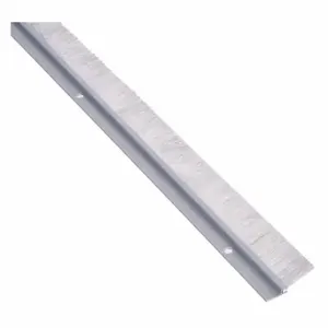 NATIONAL GUARD OV633A-96 Door Weather Strip, Door Weather Strip, Aluminum, 1/16 Inch Flange Ht, 1 Inch Insert Size | CT3YMJ 53YA82