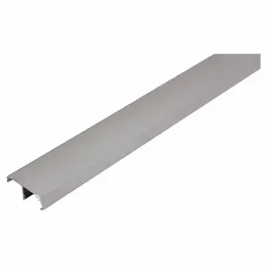 NATIONAL GUARD SL-SQ20 Fascia, Direct Mount, Aluminum, Brushed Aluminum, 72 Inch Length, 2 1/2 Inch Wide | CT3YCU 55JJ23