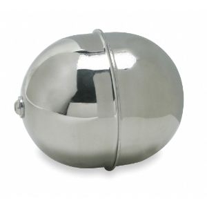 NAUGATUCK GR4X52520304SSI Oblong Float Ball, 6.00 oz., 4 Inch Dia., Stainless Steel | CD2WUZ 415D14