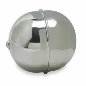 NAUGATUCK GR4X52516304SSI Oblong Float Ball, 6.00 oz., 4 Inch Dia., Stainless Steel | CD2WVA 415D15