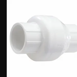 NDS DRAINAGE 1520-12 Swing Check Valve, Single Flow, Inline Swing, PVC, 1 1/4 Inch Pipe/Tube Size, Slip x Slip | CT4AWE 4GTV4