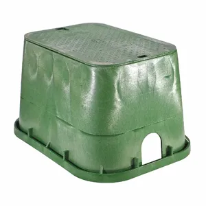 NDS DRAINAGE 114BC Rectangular Valve Box, 21 5/8 Inch x 15 1/8 Inch x 12 3/4 Inch Size | CH6HQT 52XA07