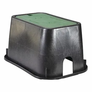 NDS DRAINAGE D1000-SG Valve Box, Rectangular, 10 1/4 Inch Height, 13 3/8 Inch Width, 19 1/4 Inch Length | CT4AWL 52XA08