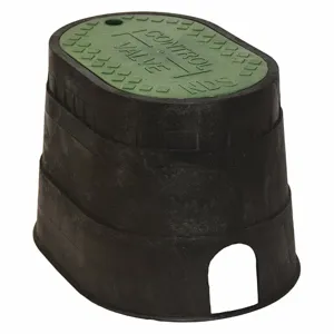 NDS DRAINAGE M2-SG Valve Box, Oval, 9 3/4 Inch Height, 11 Inch Width, 15 1/4 Inch Length | CT4AWK 52XA21