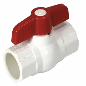 NDS DRAINAGE E1410-05 Ball Valve, Pvc, 2-Way, 1 Piece, 1/2 Inch Pipe Size | CH6PAJ 54XJ74