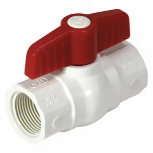 NDS DRAINAGE E1420-20 Ball Valve, 2 Inch Pipe, 2 Inch Tube T, 150 PSI CWP, 0-120 Deg F, Female NPT | CT4AVQ 54XJ85