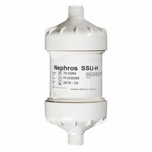 NEPHROS 70-0284 Point Of Use Water Filter, 0.005 Micron, 3 Gpm, 7 Inch Height, 2 1/2 Inch Dia | CT4BBW 55AV03
