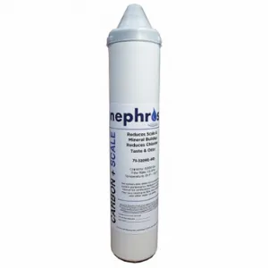 NEPHROS 70-32090-E40 Quick Connect Filter, 1 Micron, 1.5 Gpm, 9000 Gal, 14 Inch Height, 3 Inch Dia | CT4BBL 55AV23