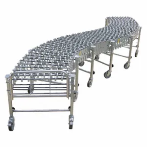 NESTAFLEX 37630012SAL Skate Wheel Conveyor, Medium-Duty, Steel, 30 Inch Between Frame Width, 36 Inch Width | CT4BCQ 53UC57