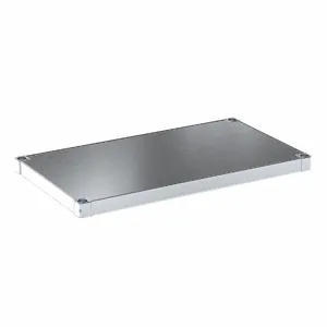 NEW AGE 2036S Shelf, 36 Inch x 20 Inch Size, Solid Shelf, 400 Lb Shelf Capacity, 18 Ga, Unfinished | CT4BEE 48PF76