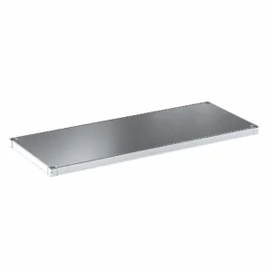 NEW AGE 2460SB Shelf, 60 Inch x 24 Inch Size, Solid Shelf, 800 Lb Shelf Capacity, 16 Ga, Unfinished | CT4BDZ 48PF81