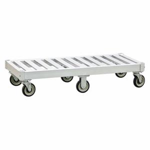 NEW AGE 50312X6 Mobile Base, 60 Inch x 24 Inch x 9 3/8 in, 800 lb Load Capacity, Plate Caster | CT4BCU 48PG01