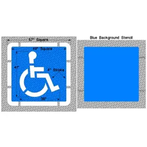 NEWSTRIPE 10001954 Large Federal Handicap With Border And Background | AG8HEG