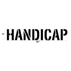 NEWSTRIPE 10001966 Handicap, 4 Inch L, 1/16 Inch Thickness | AG8HEP