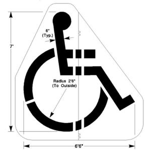 NEWSTRIPE 10002575 Handicap Symbol | CE2GWV