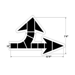 NEWSTRIPE 10004360 Large Federal Combination Arrow | AG8HKP