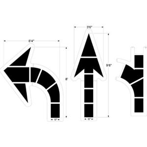 NEWSTRIPE 10004361 Large Federal Arrow Set | AG8HKQ