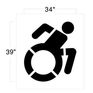 NEWSTRIPE 10004611 Accessible Icon Stencil | AG8HLB