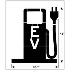 NEWSTRIPE 10004813 Electric Vehicle Charging Symbol | CE2HBF