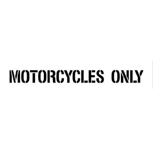 NEWSTRIPE 10004985 Parkschablone nur für Motorräder | CE2GYT