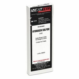 NEXTTEQ NX169UH Detector Tube, Hydrogen Sulfide, 2.5 To 5% Vol/5 To 40% Measuring Range, 10 PK | CT4BNB 56HW87