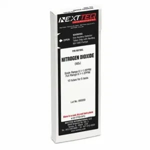 NEXTTEQ NX194L Detector Tube, Nitrogen Dioxide, 0.1 To 1.0 Ppm, 10 PK | CT4BPX 56HX10