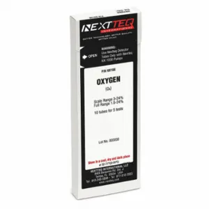 NEXTTEQ NX198 Detector Tube, Oxygen, 1.5 To 3% Vol/3 To 24% Measuring Range, 10 PK | CT4BQG 56HW80