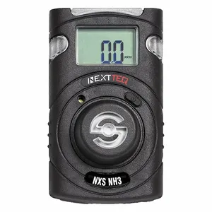 NEXTTEQ NX90205 Single Gas A mmonia Monitor, A mmonia, 0-100 Ppm, Black, Audible/Vibrating/Visual, Lcd | CT4BGB 786UX3