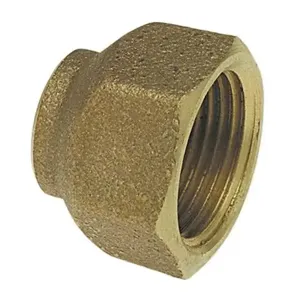 NIBCO 6000450 Tube Nut, 1 Inch Size, Flare End Style, Bronze | BU4PBE