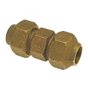 NIBCO 6010750 Coupling With 501G Nut, 1 Inch Size, Flare End Style, Bronze, Import | BU4PAZ
