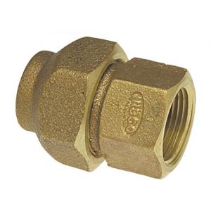 NIBCO 6026300 Adapter With Nut, 1 Inch Size, Bronze | BU4PBK