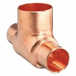 NIBCO 611BH 1/8X1/8X1/4 Bullhead Tee Wrot Copper C x C x C | AC8FJP 39R523