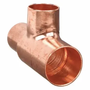 NIBCO 9103500 Tube Tee, 2 x 1-1/4 x 1-1/4 Inch Size, Copper | BU4TDL