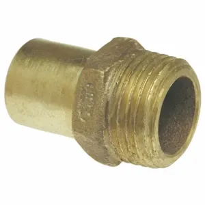 NIBCO 704H 1/2 Hose Adapter Cast Bronze C x Hose 1/2 In | AC6WHE 36N491