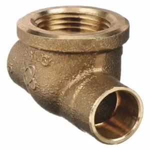 NIBCO 712BH-LF 1/2X1/2X3/4 Tee Low-lead Cast Bronze C x C x Fnpt | AD3MNT 40F235