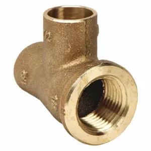 NIBCO 714-LF 1/2 Tee Low-lead Cast Bronze C x Fnpt x C | AD3MPB 40F243