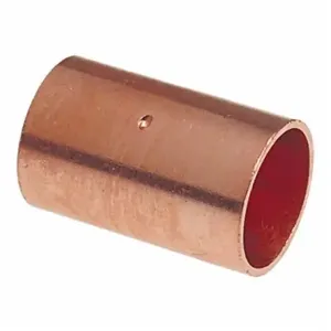 NIBCO 9004800CB Coupling With Dimpled Tube Stop, 6 Inch Size, C End Style, Copper | BU4QPT