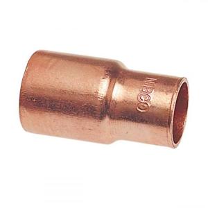 NIBCO 9008060CB Reducer, 5/8 x 1/4 Inch Size, Fitting x C, Wrot Copper | BU4QQP