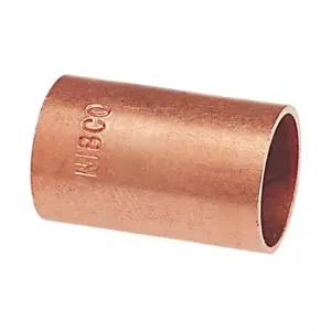 NIBCO 9020350CB Coupling, 5/8 Inch Size, C End Style, Copper | BU4QVP